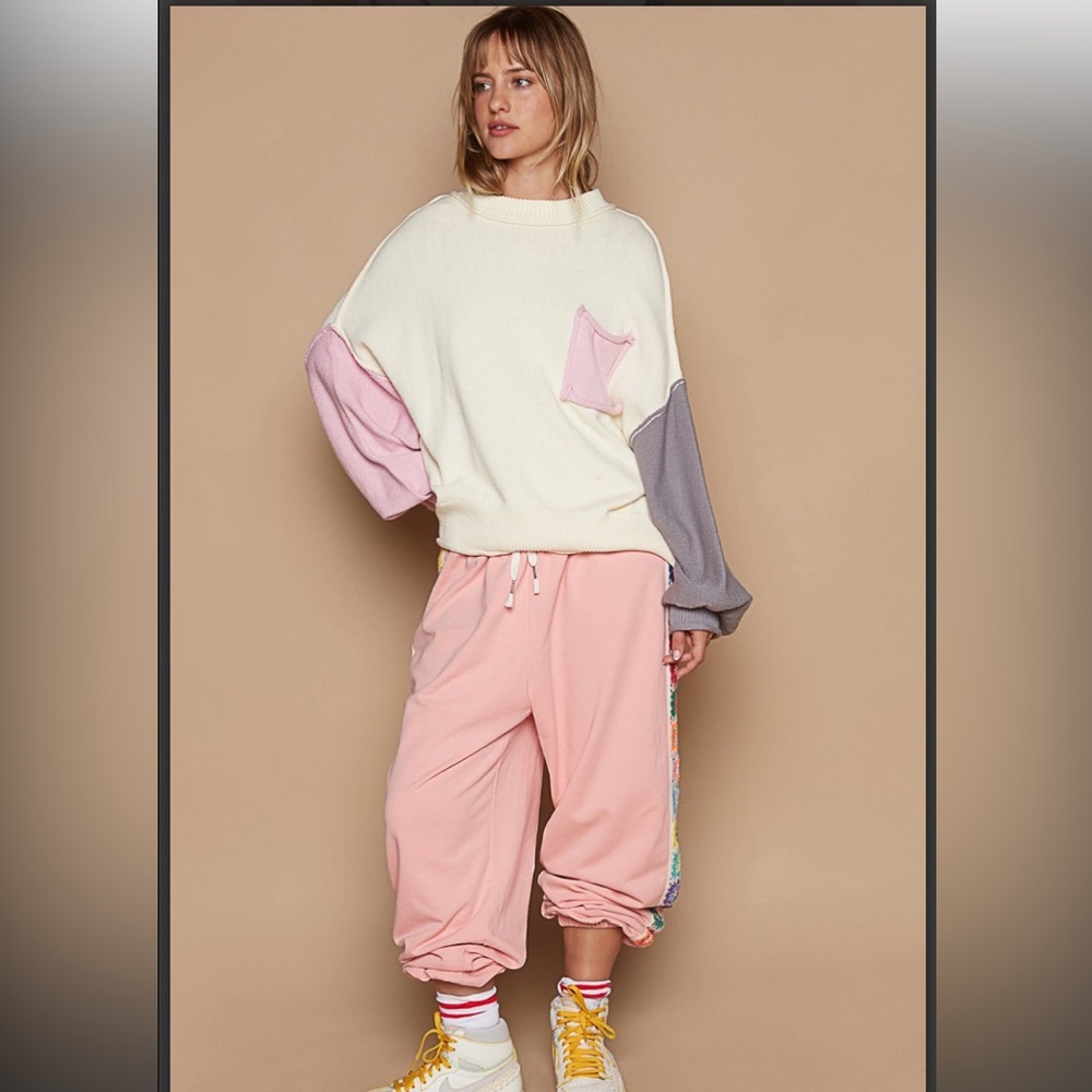 $25 ❤️POL color block sweater - Picture 3 of 4